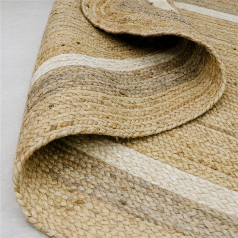 Home Oval Jute Area Rug 6X9