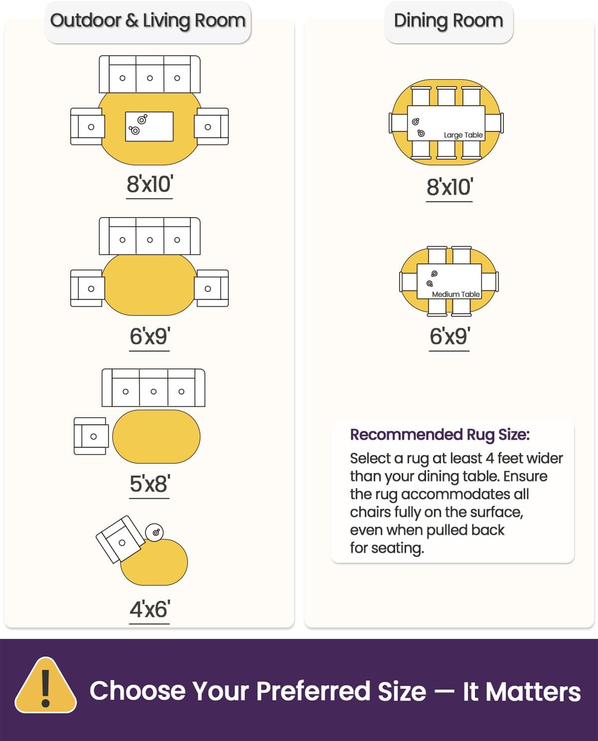 Jute Oval Area Rug 5x8