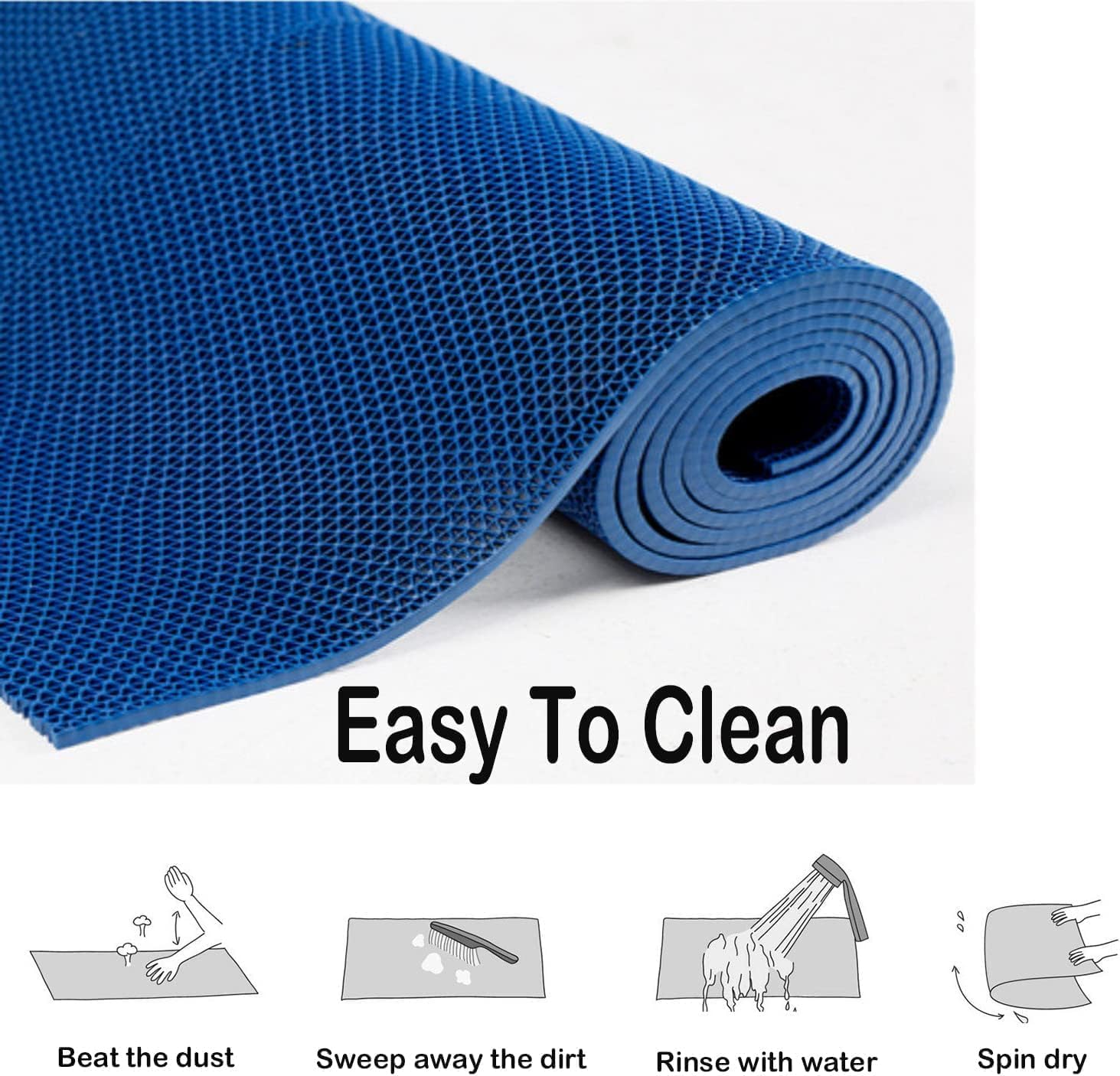 MYOYAY PVC Drainage Mat 3x10 Ft