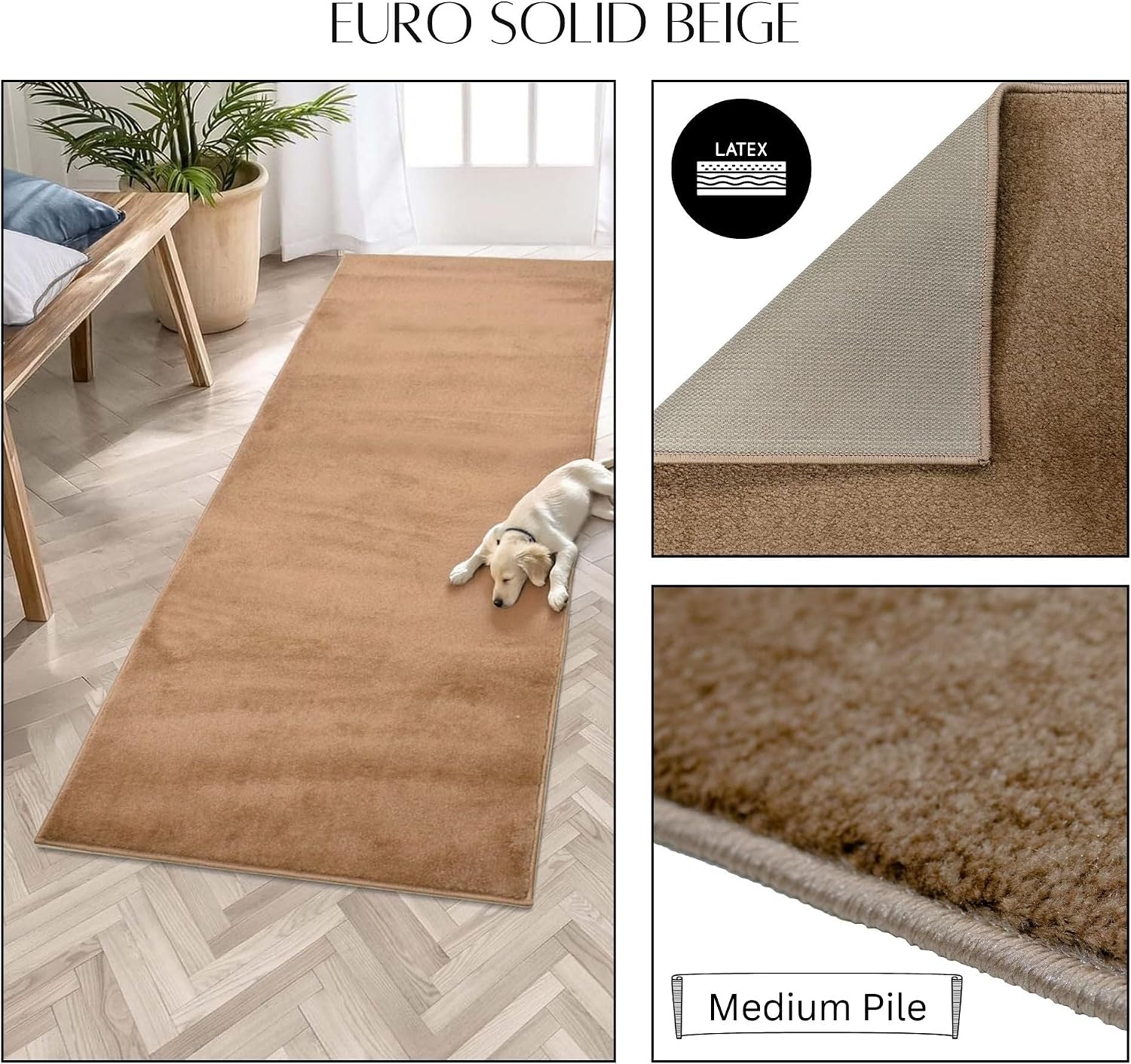 Solid Runner Rug 30in X 16ft