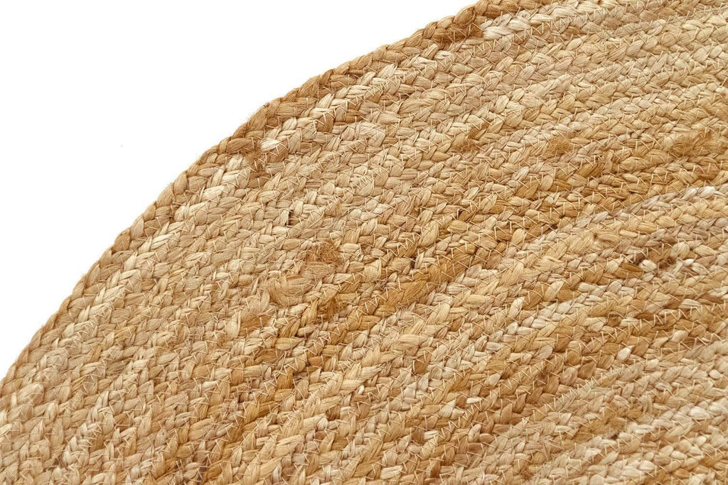Oval Jute Area Rug 4x6 Feet