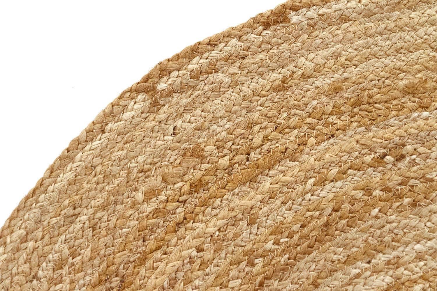 Oval Jute Area Rug 4x6 Feet