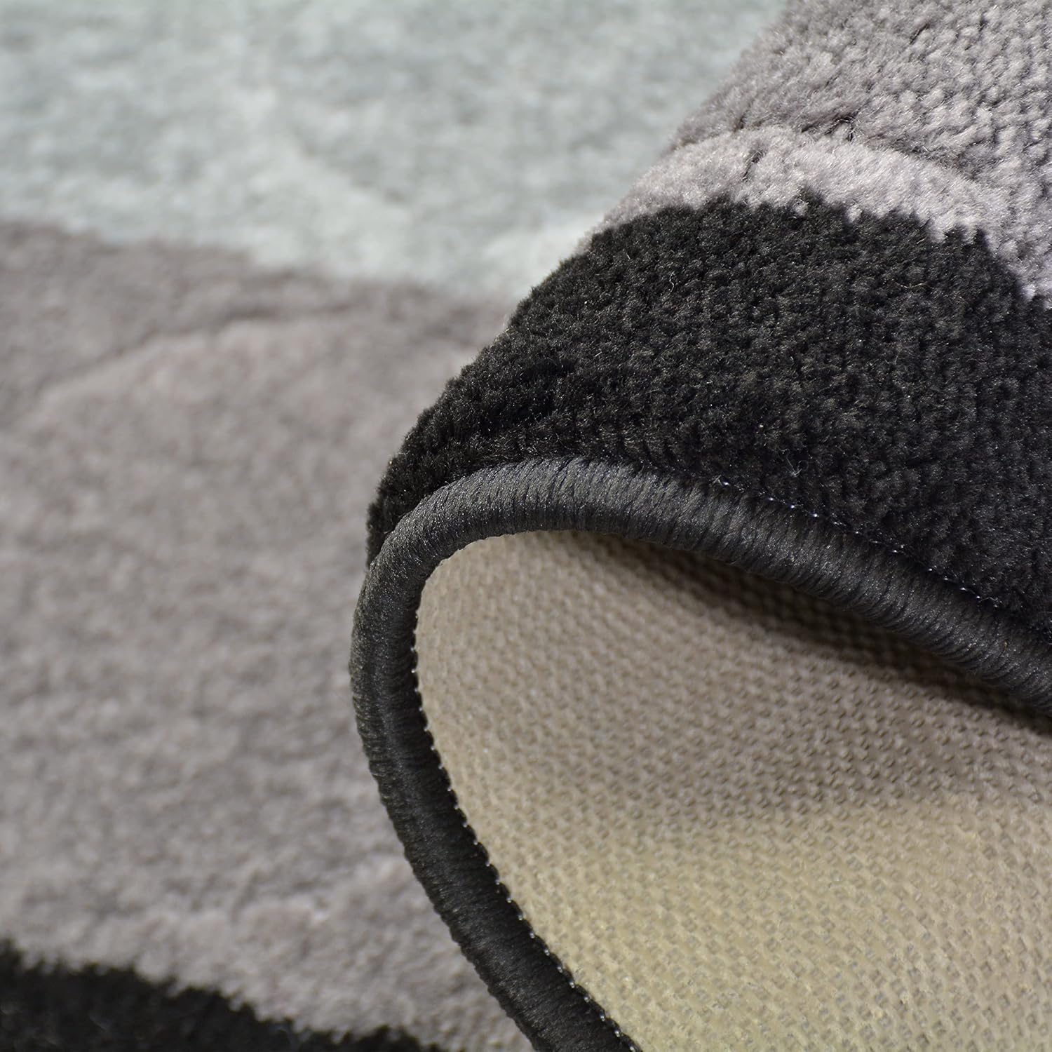 Washable Abstract Runner Rug 26in X 10ft