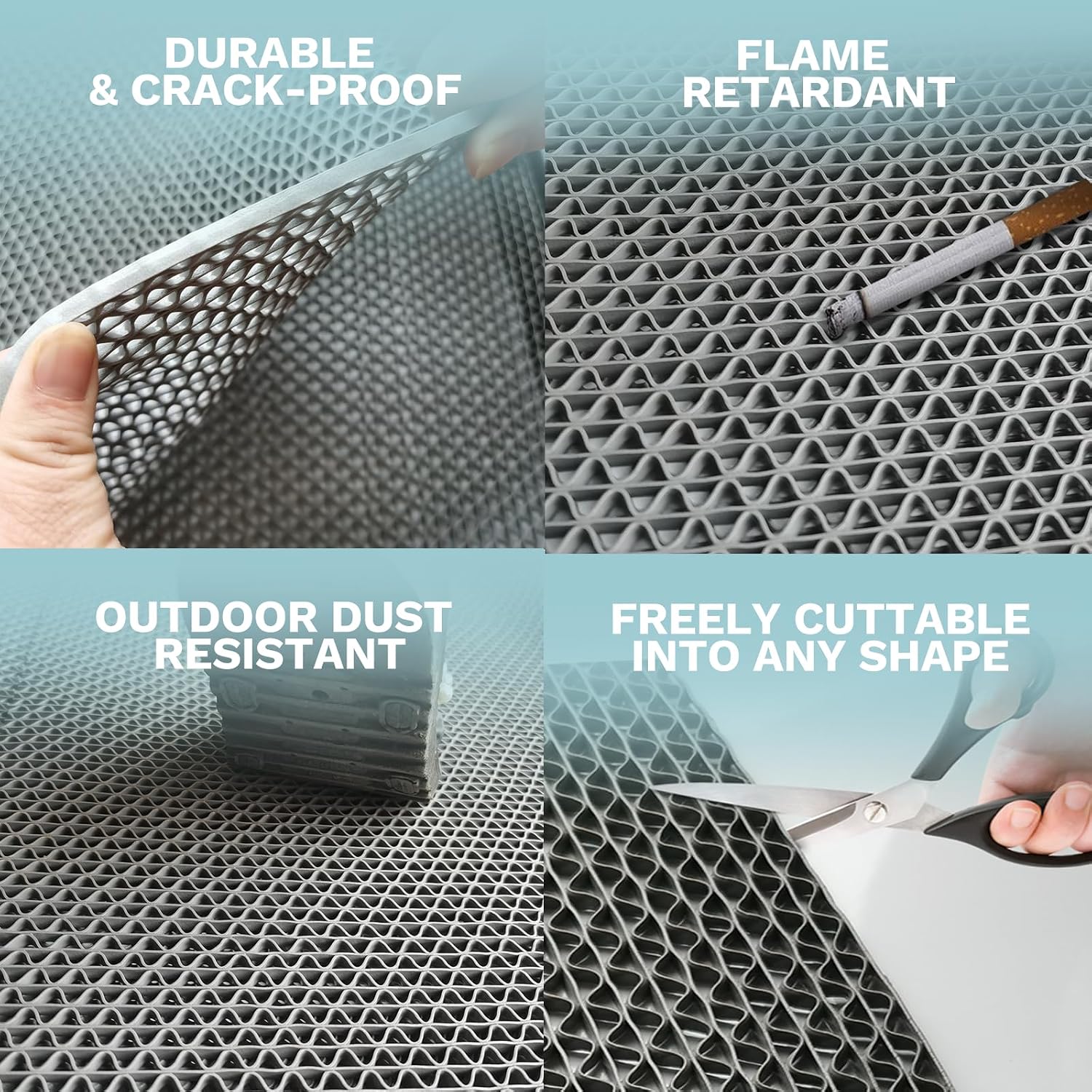 PVC Drainage Pool Mat 3x10 FT
