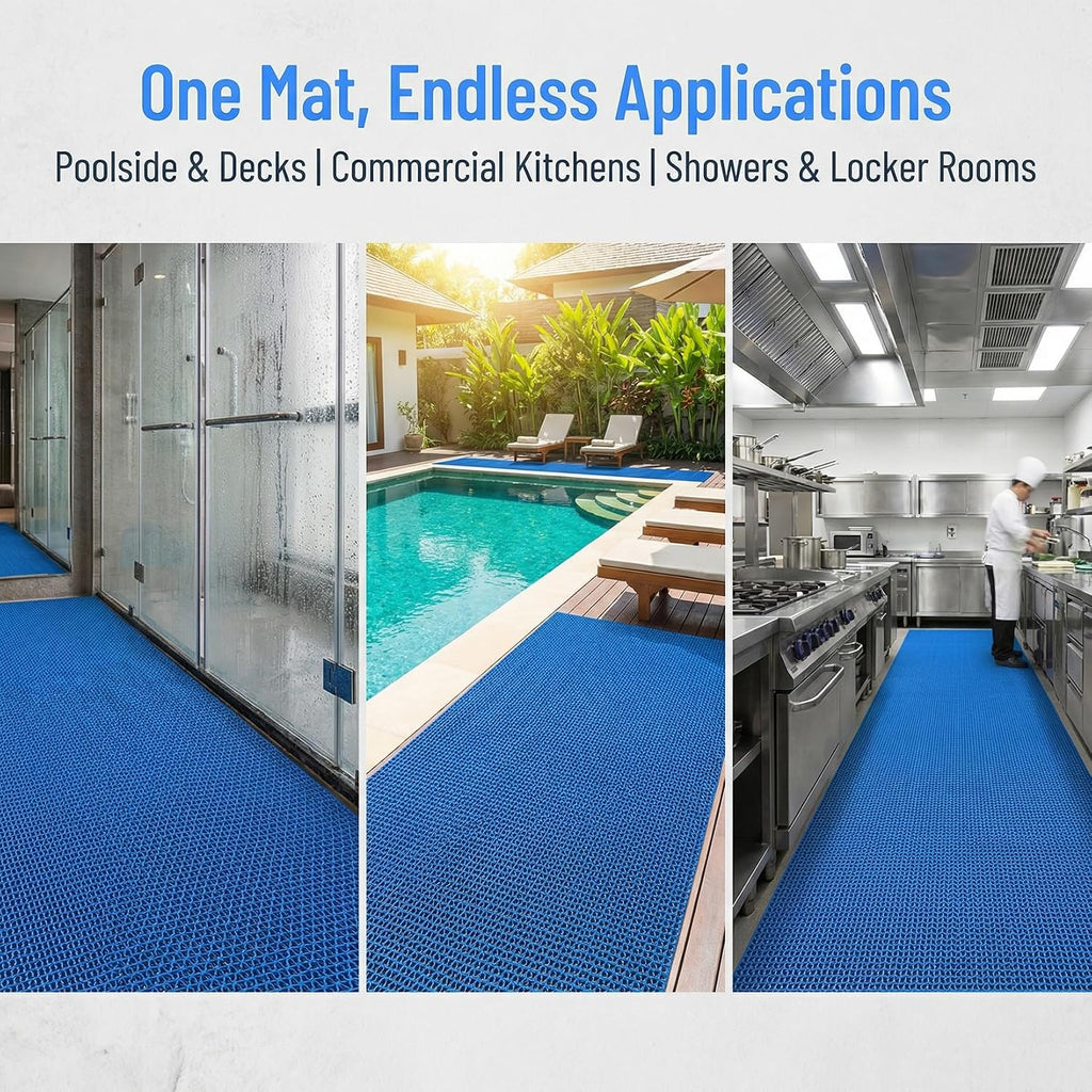 Pool Drainage Floor Mat 3×10FT