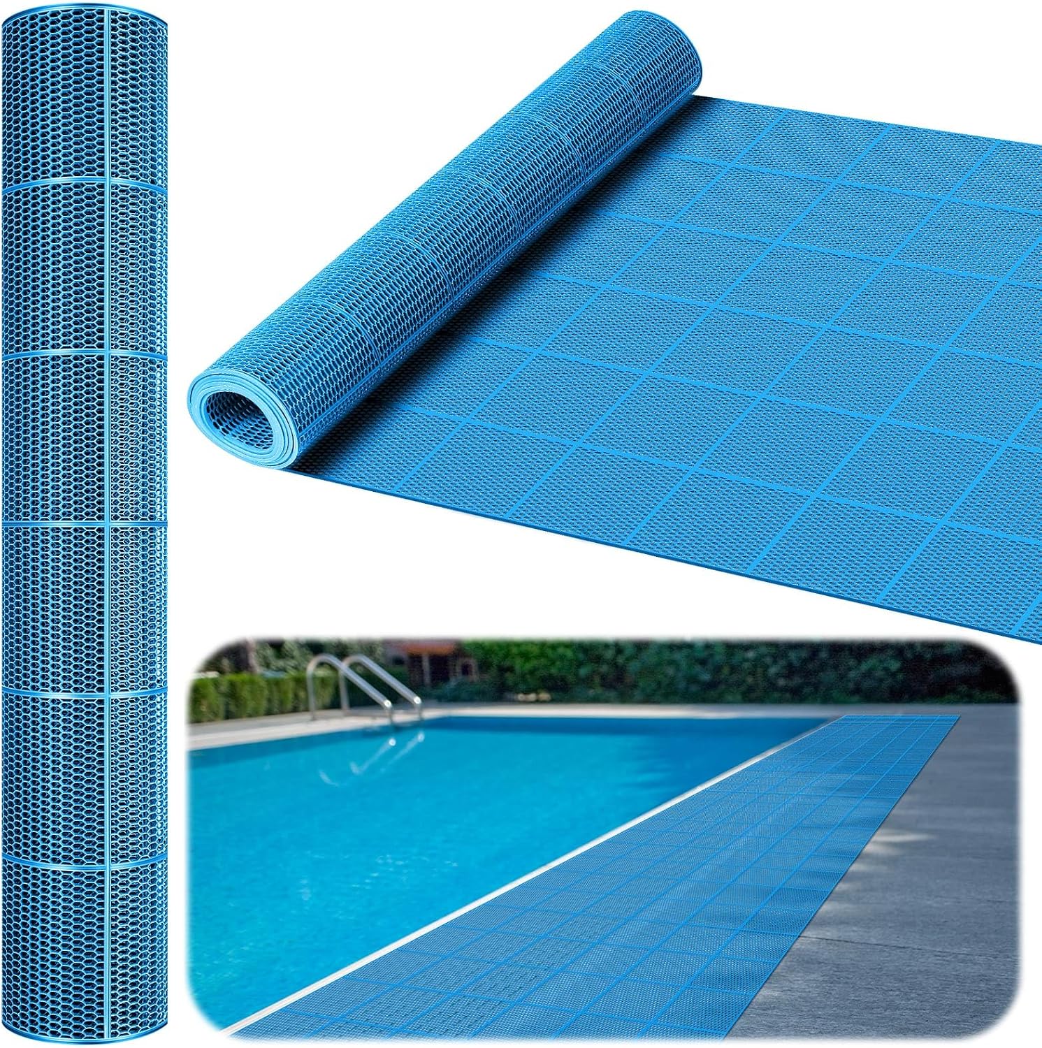 Tondiamo PVC Drainage Pool Mat 3 x 50 ft