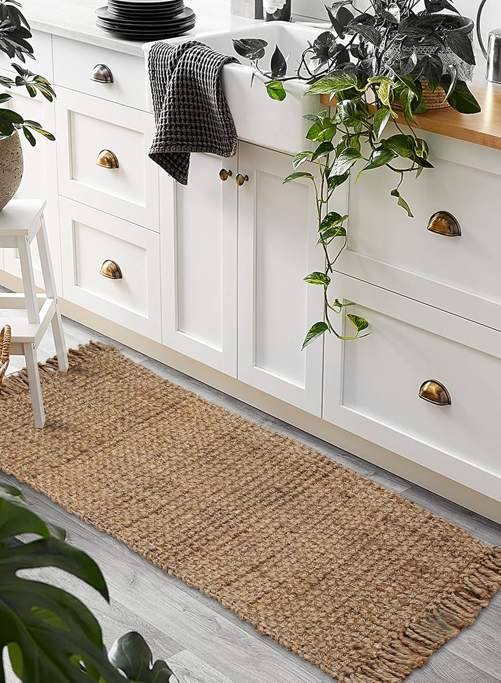 Hand Woven Jute Rug 2'x3'