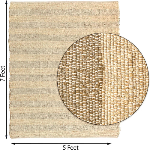 Chardin Home Hand Woven Jute Rug 5x7