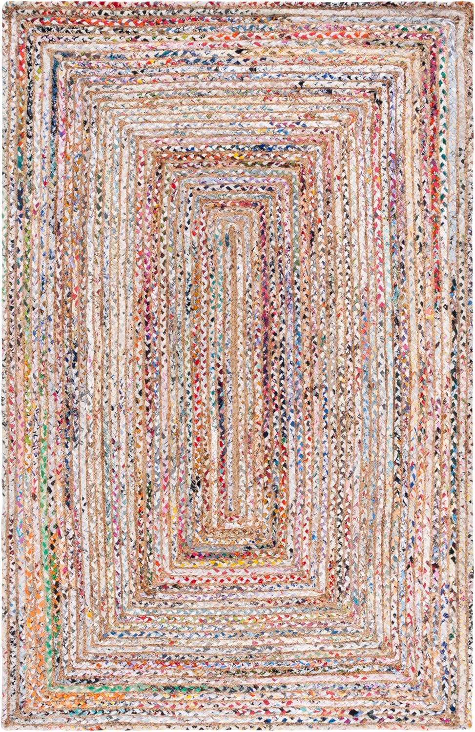 Cape Cod Jute Cotton Area Rug 5x8