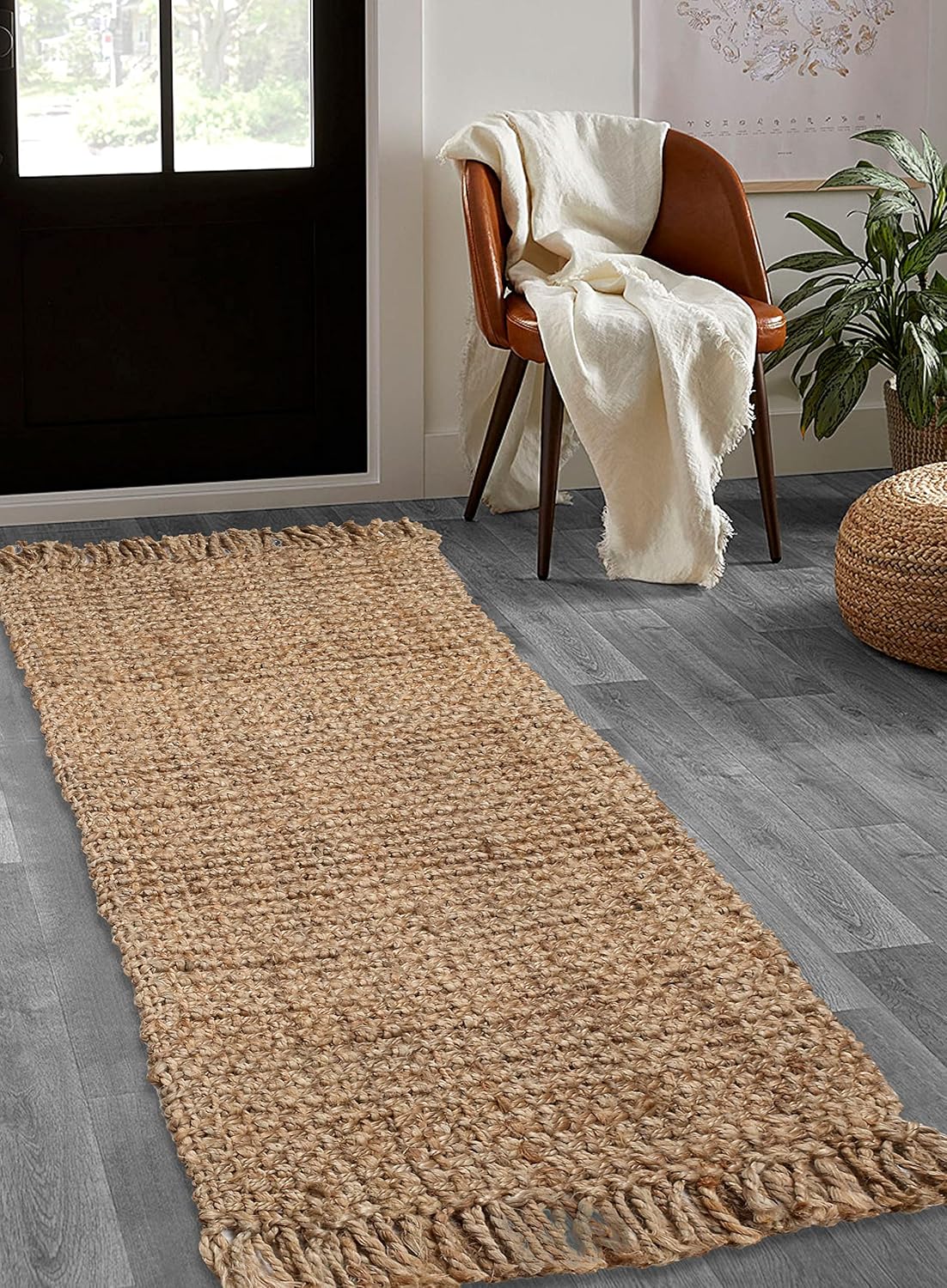Hand Woven Jute Rug 2'x3'