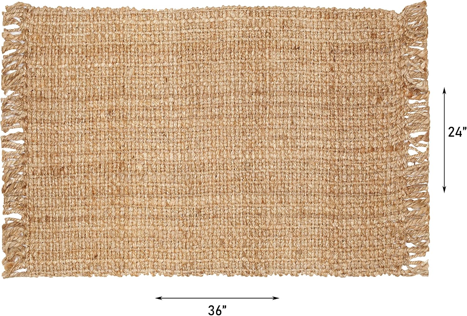 Hand Woven Jute Rug 2'x3'