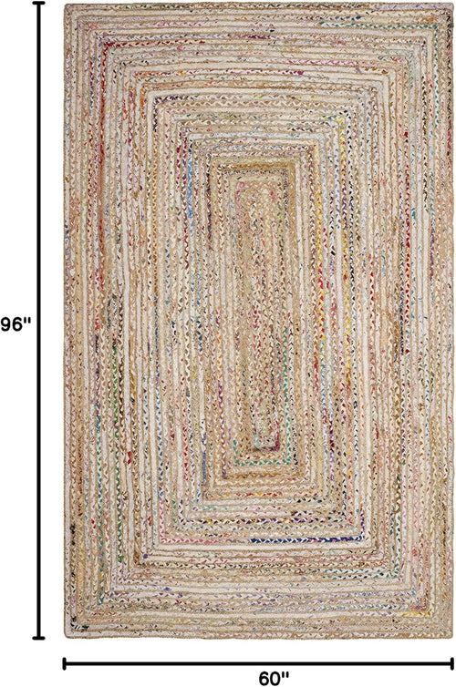 Cape Cod Jute Cotton Area Rug 5x8