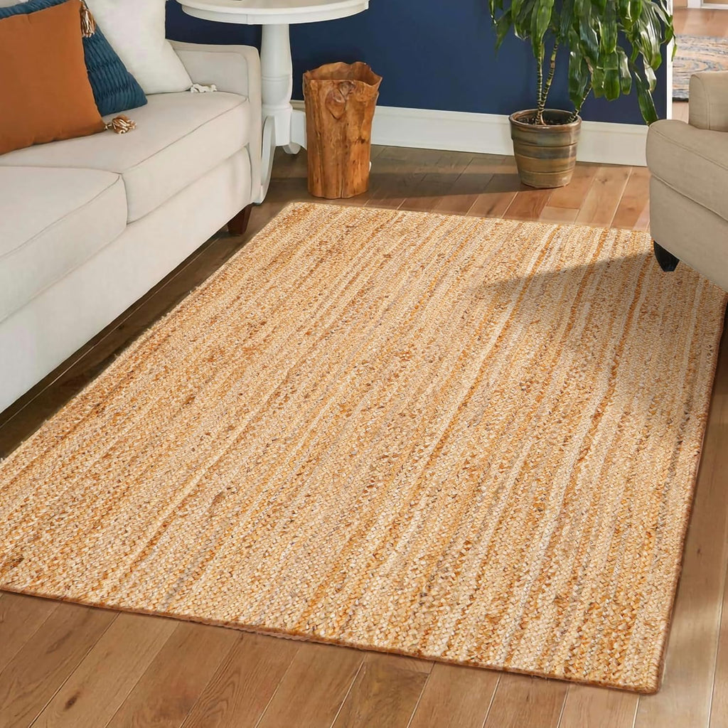 Hausattire Hand Woven Jute Rug 4'x6'