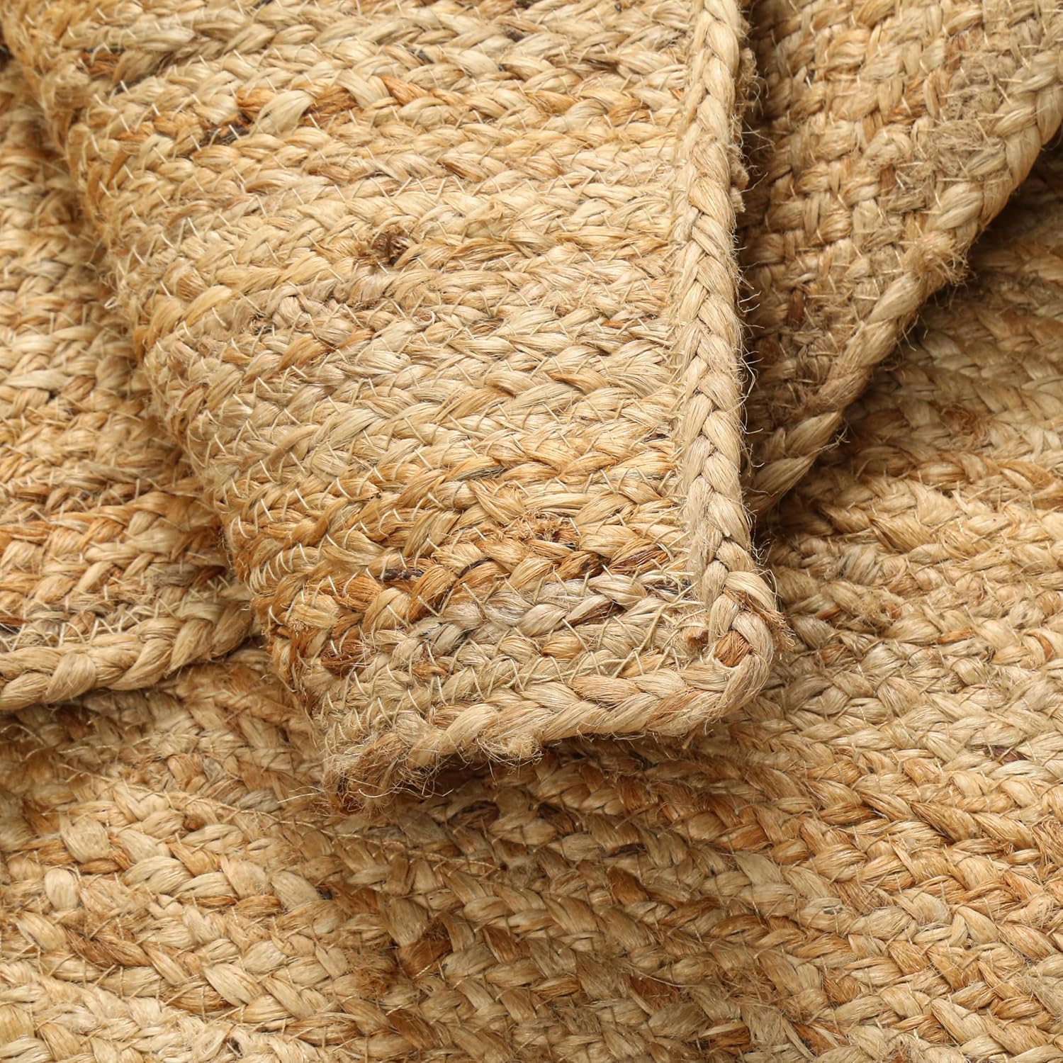 Hausattire Hand Woven Jute Rug 4'x6'