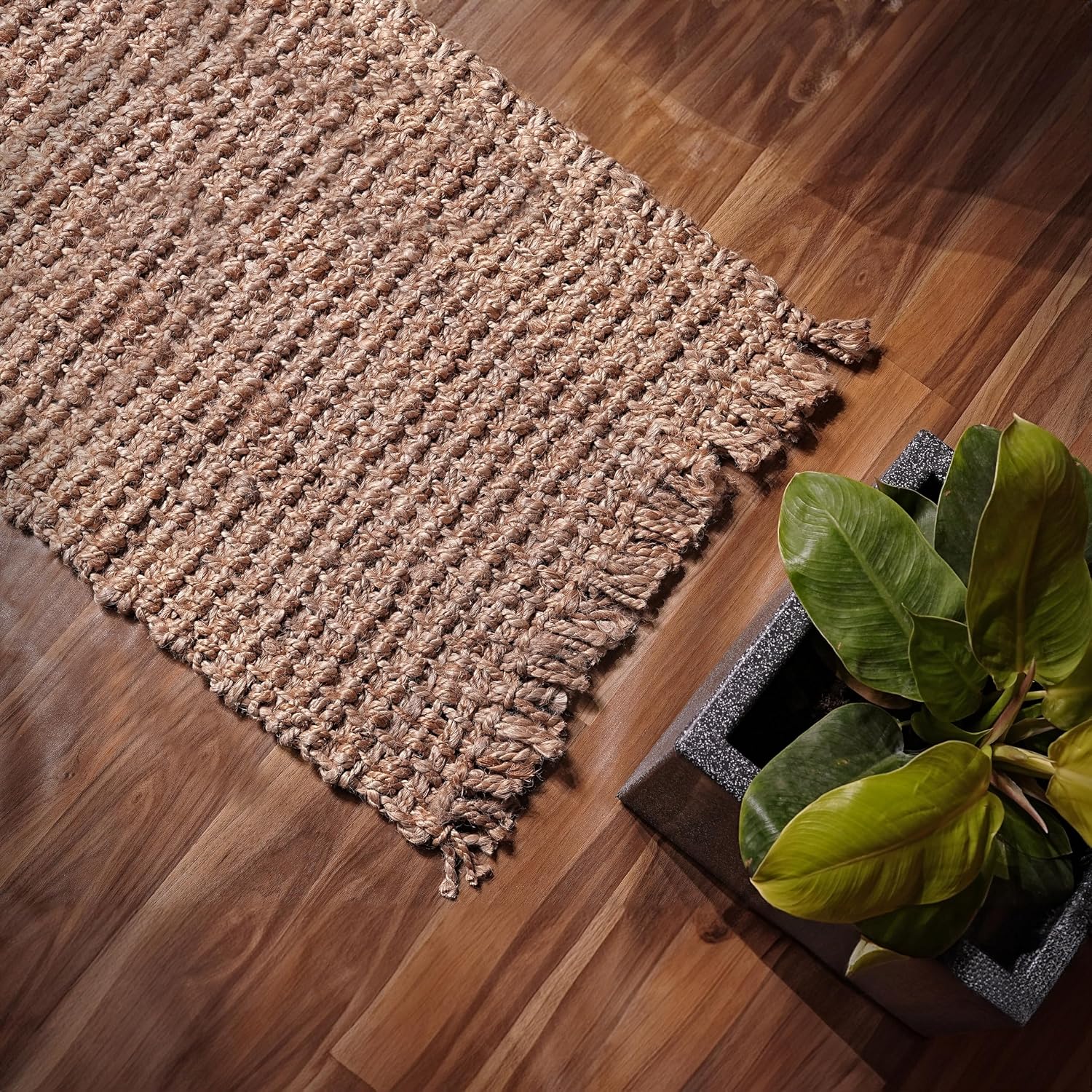 Hand Woven Jute Rug 2'x3'