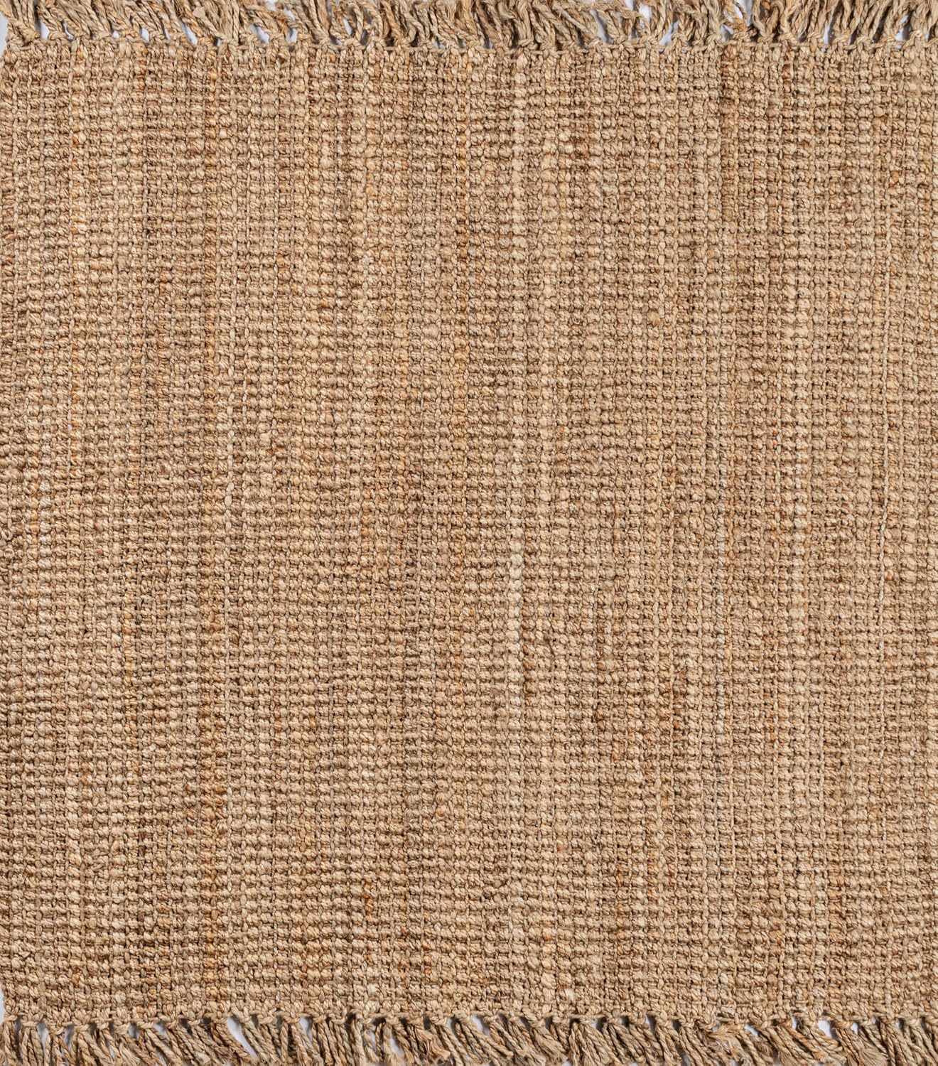 Handwoven Jute Area Rug 5x5 Square